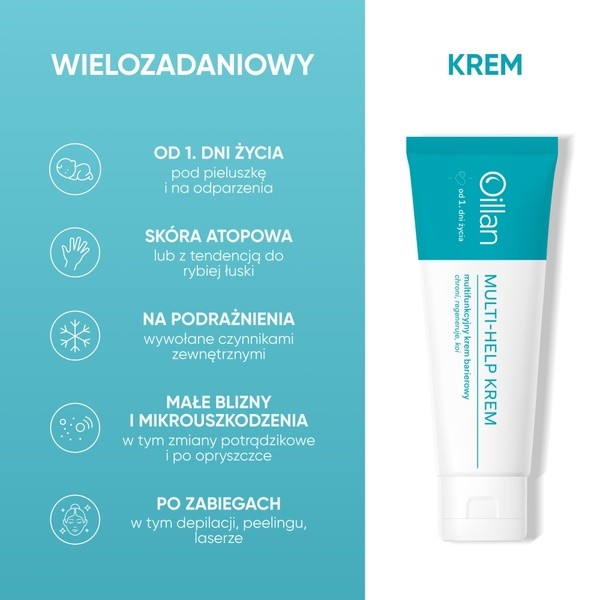 Oillan Multi-Help, multifunkcyjny krem barierowy, 50 ml