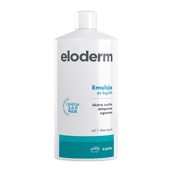 Eloderm, emulsja do kąpieli od 1 dnia życia, 400 ml