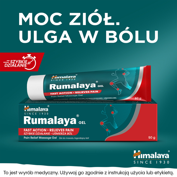 Rumalaya, żel do masażu łagodzący ból, 50 g