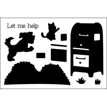 solids4bigmailbox Clear Stamp Set