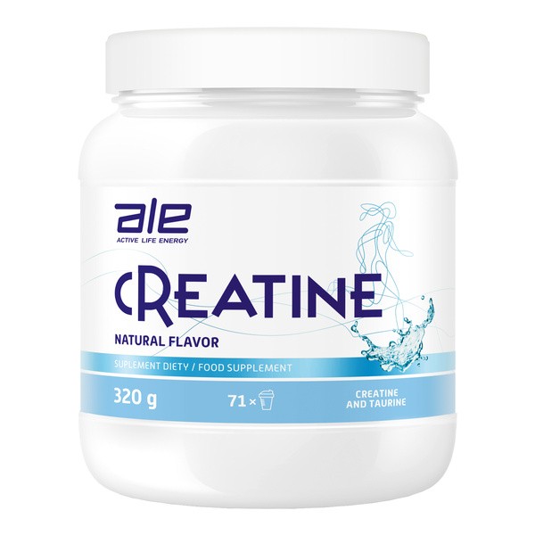 ALE Creatine Natural Flavor, proszek,  smak neutralny, 320 g