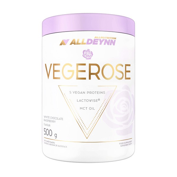 Allnutrition ALLDEYNN VegeRose, proszek, smak biała czekolada z malinami, 500g