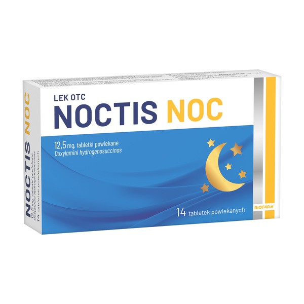 Noctis Noc, 12,5, tabletki powlekane, 14 szt.