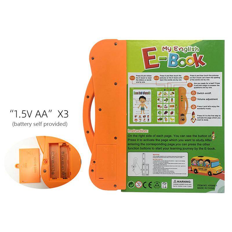 NOVITÀ: Dispositivo educativo interattivo in inglese – E-book tattile per bambini (2-6 anni) – Apprendimento e cultura per l'infanzia