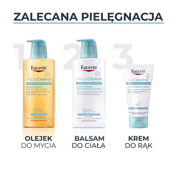 Eucerin AtopiControl, balsam kojący do ciała, 400 ml