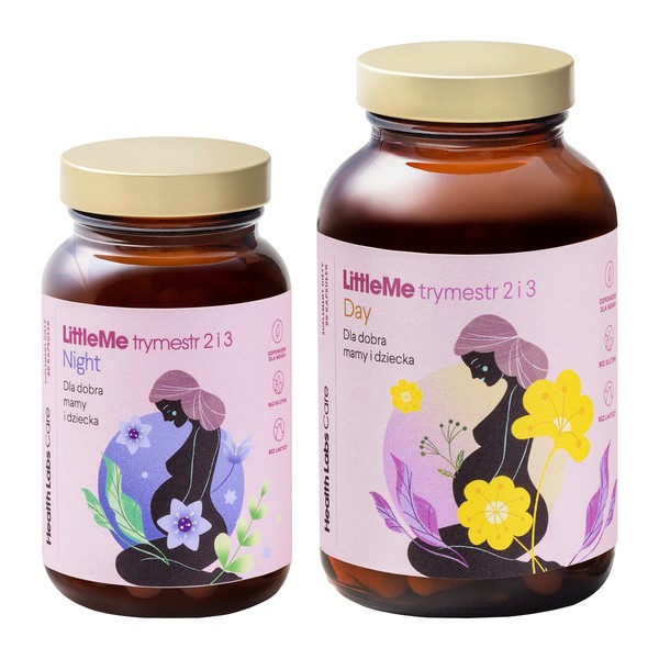 Health Labs Care, LittleMe  trymestr 2 i 3, kapsułki, 90 szt. Day + 60 szt. Night
