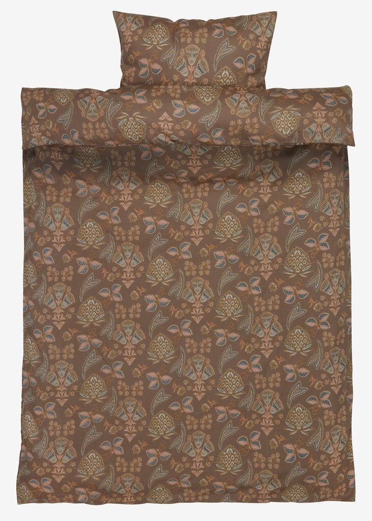 MIMMI plus satin sengetøj 140x200 mørk sand