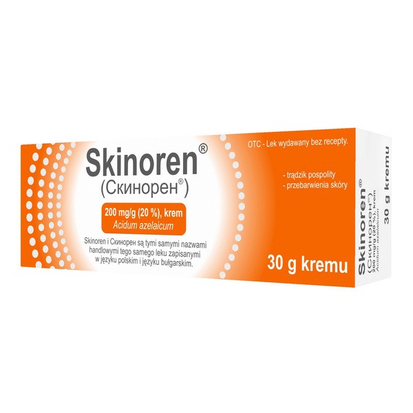 Skinoren, 200 mg/g, krem, (import równoległy, Medezin), 30 g