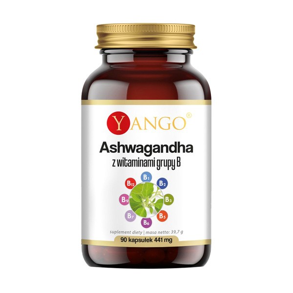 Ashwagandha z witaminami grupy B, kapsułki, 90 szt.