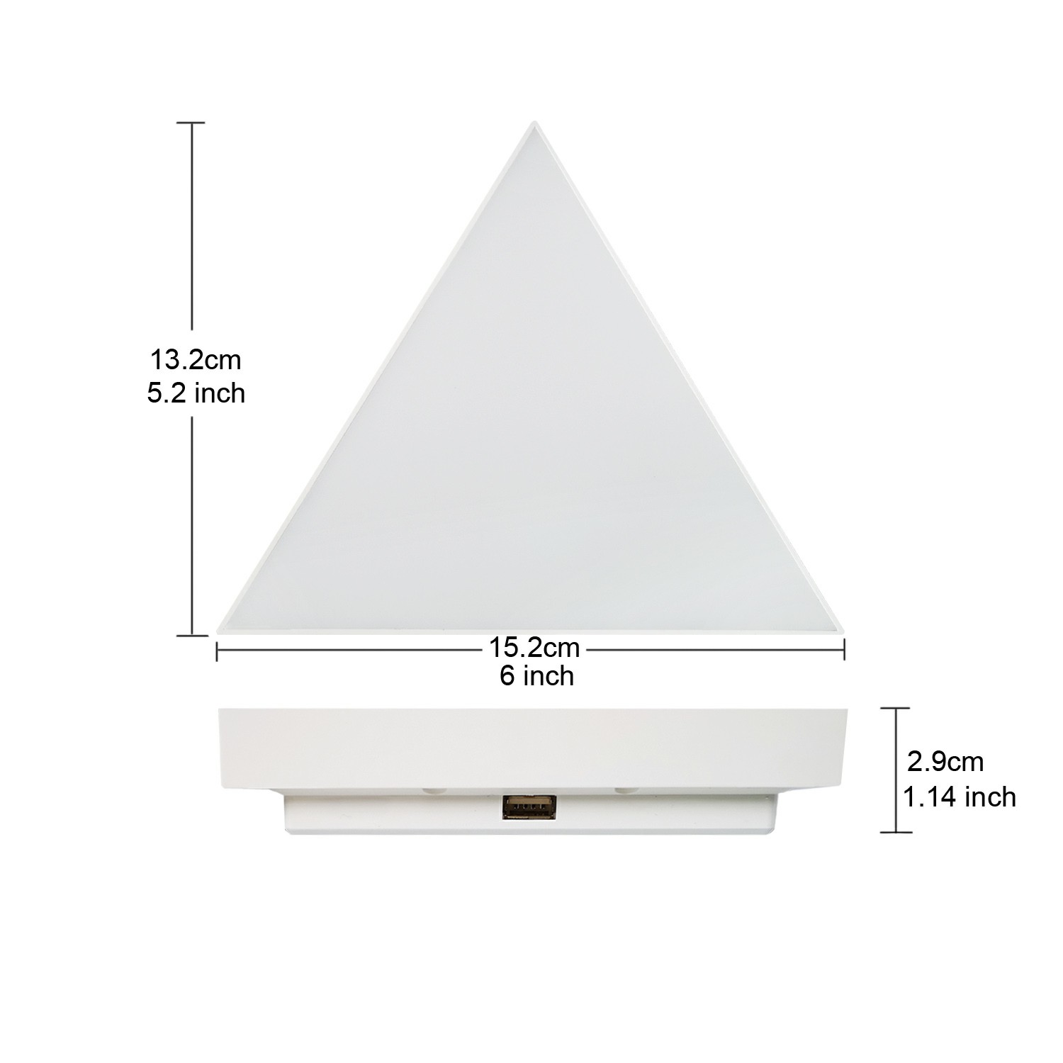 New Design Fancy DIY Home Decor Smart Wifi Control triangle rgbw colorful ceiling LED panel lights