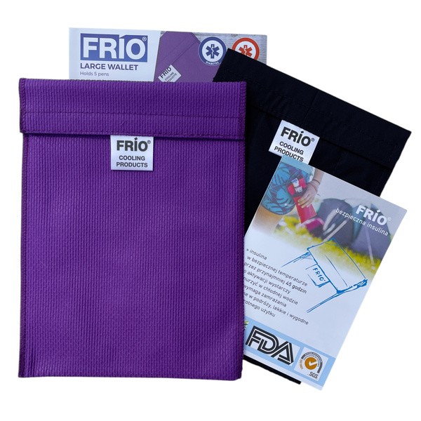 Frio, duże etui na 5 penów, fioletowe, 1 szt.
