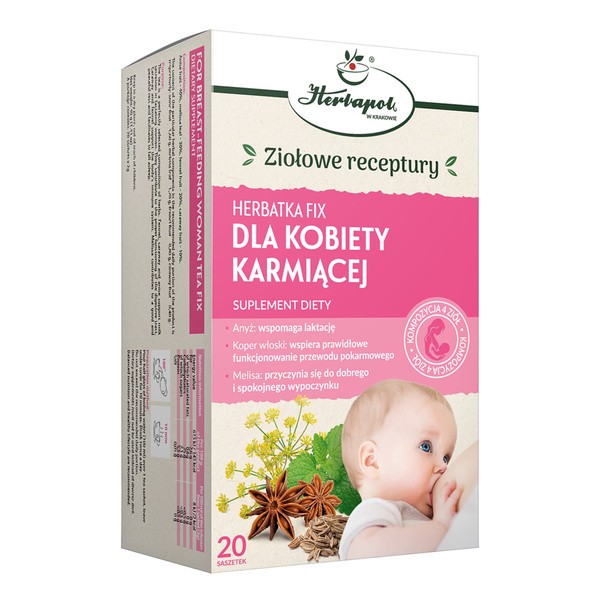 Herbatka dla kobiety karmiącej, fix, 2 g, 20 szt. (Herbapol Kraków)