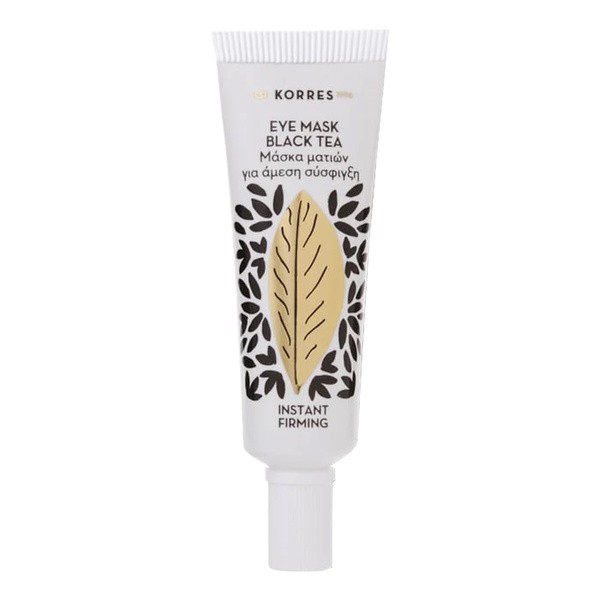 Korres, maska pod oczy ujędrniająca z czarną herbatą, 6 ml