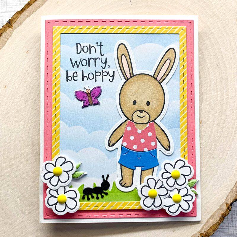 Little Peeps Bunny Clear Stamp Set