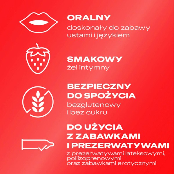 Durex Strawberry, żel intymny, 50 ml