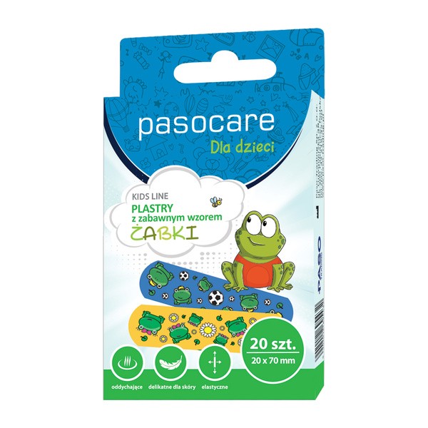 Pasocare Kids Line, zestaw plastrów, 20 szt.