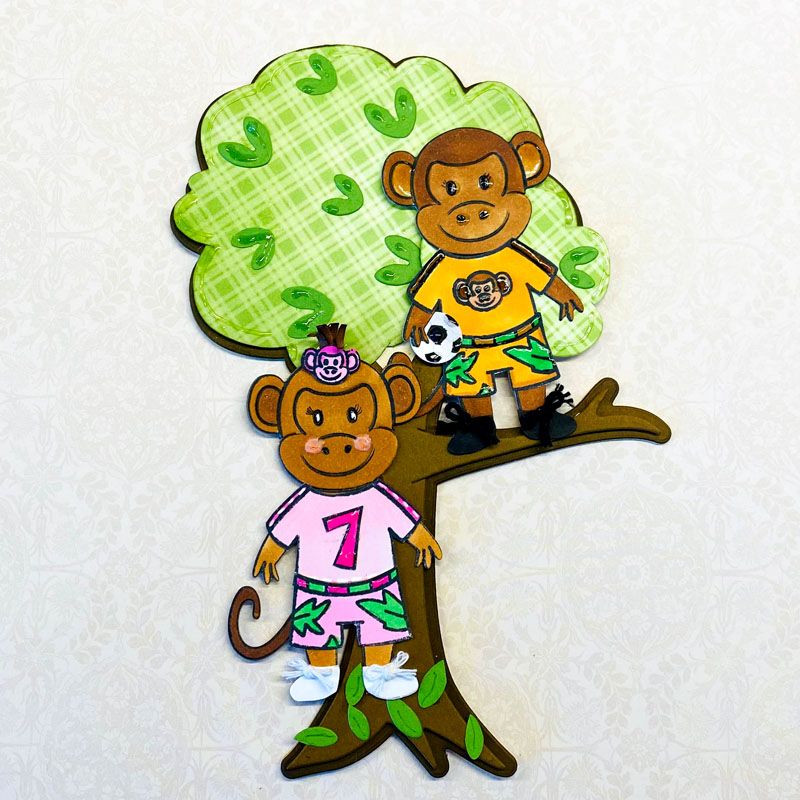 Little Peeps Monkey Clear Stamp Set
