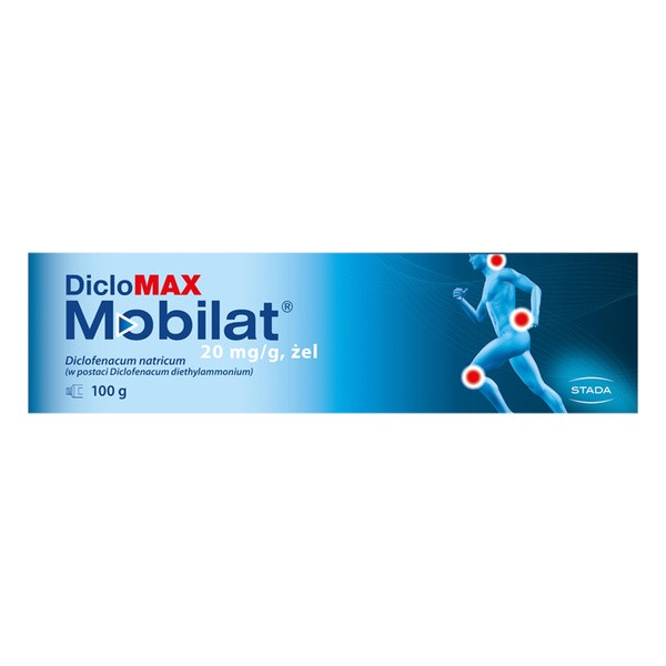 Diclo MAX Mobilat, 23,2 mg/g, żel, 100 g