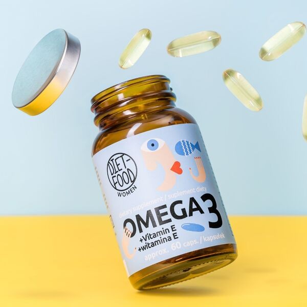 Diet-Food Women Omega 3 + witamina E, kapsułki, 60 szt.