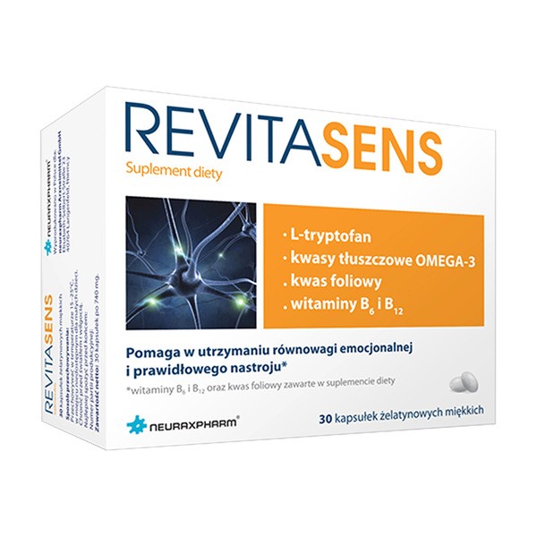 Revitasens, kapsułki żelatynowe miękkie, 30 szt.