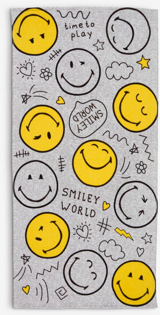 SMILEY badehåndklæde guld SMILEY 70x140cm