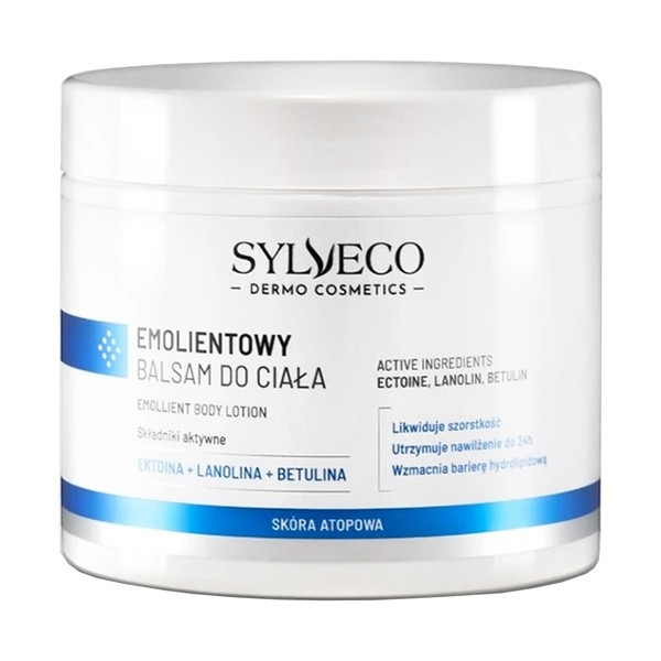 Zestaw Sylveco Dermo Skóra atopowa, emolientowy balsam do ciała, 400 ml + kremowy żel myjący do ciała, 400 ml