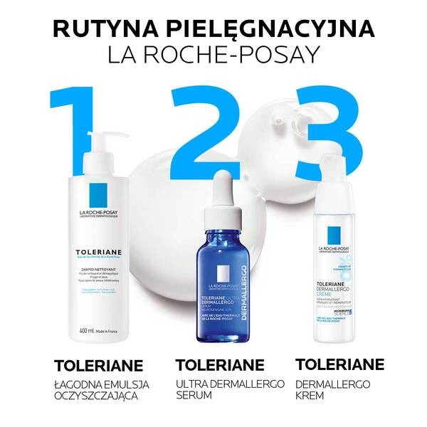 La Roche-Posay Toleriane Ultra Dermallergo, kojące serum nawilżające z 0,1% neurosensyny, 20 ml