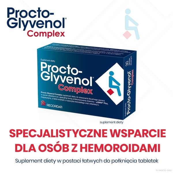 Procto-Glyvenol Complex, tabletki, 30 szt.