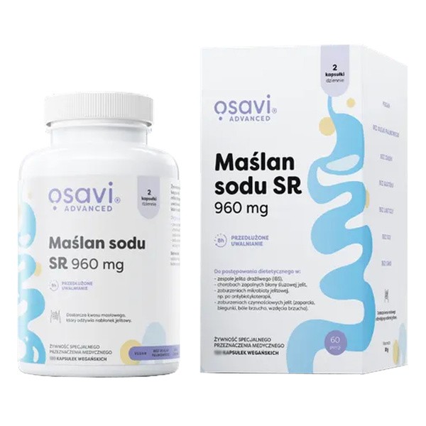 Osavi, Maślan sodu SR 960 mg, kapsułki, 60 szt.