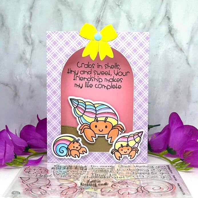 Hermit Crab Sayings Clear Stamp Set