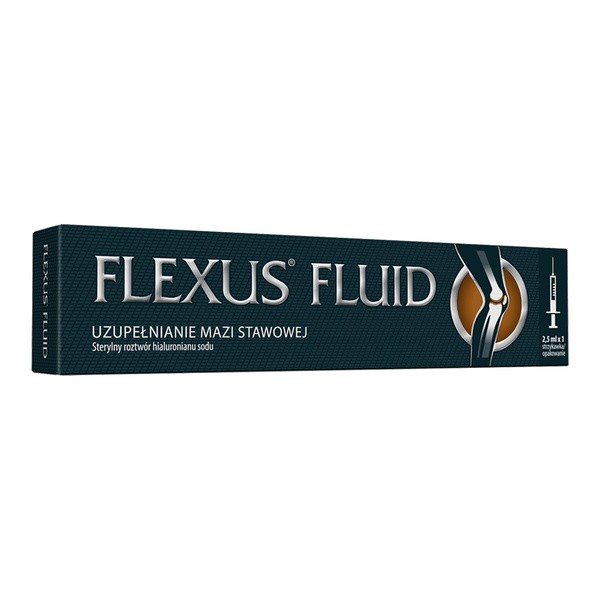 Flexus Fluid, 25 mg/2,5 ml, roztwór do wstrzyknięć dostawowych, 1 strzykawka