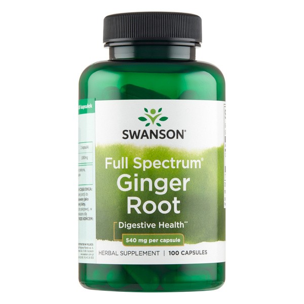 Swanson Imbir, kapsułki, 100 szt.