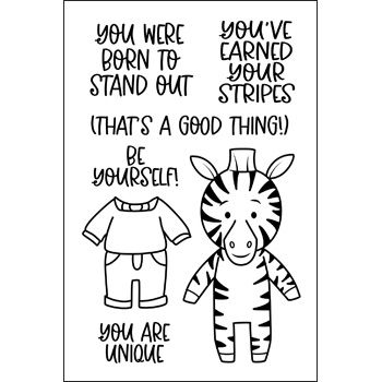 Little Peeps Zebra Clear Stamp Set