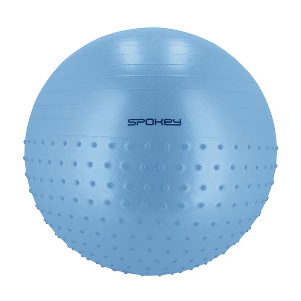 Spokey, Half Fit, piłka gimnastyczna z częścią do masażu, 65 cm