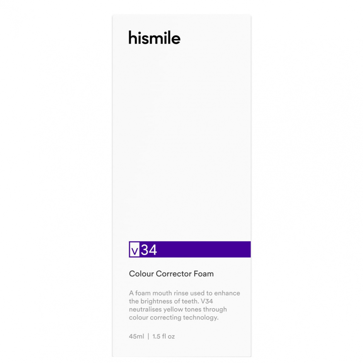 Hismile V34 Colour Corrector Foam (45 ml)