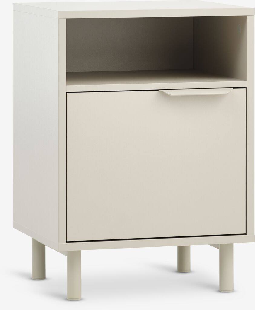 SKAVE SKAVE sengebord 1 dørs beige
