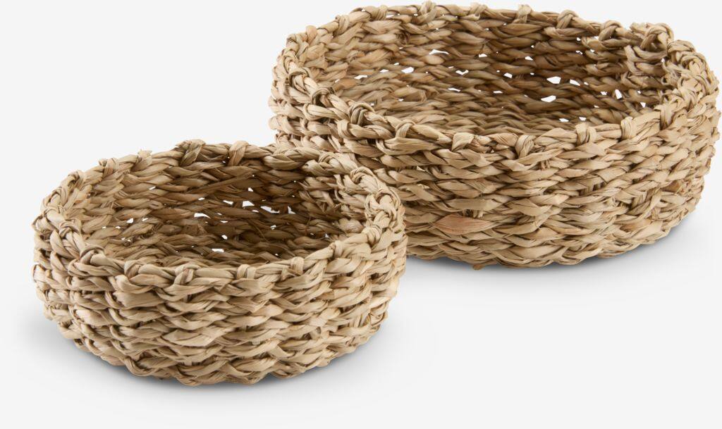 KANGOS Dekorativ tallerken KANGOS Ø9/12cm søgræs 2 stk.