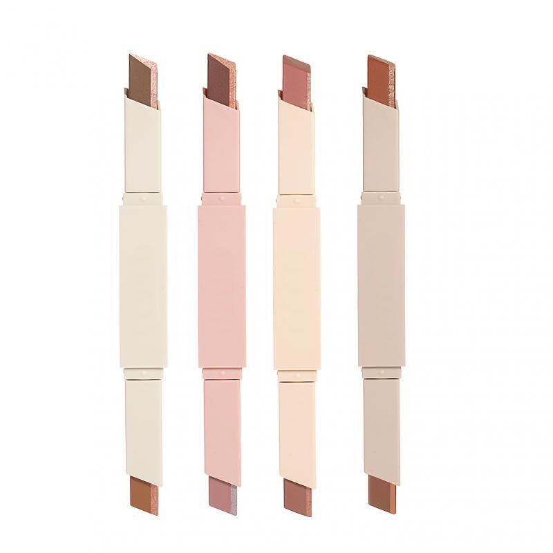 Oogschaduwstick met Dubbele Kop – Verlopende Shimmer-tinten in Aardetinten – Waterproof Make-up