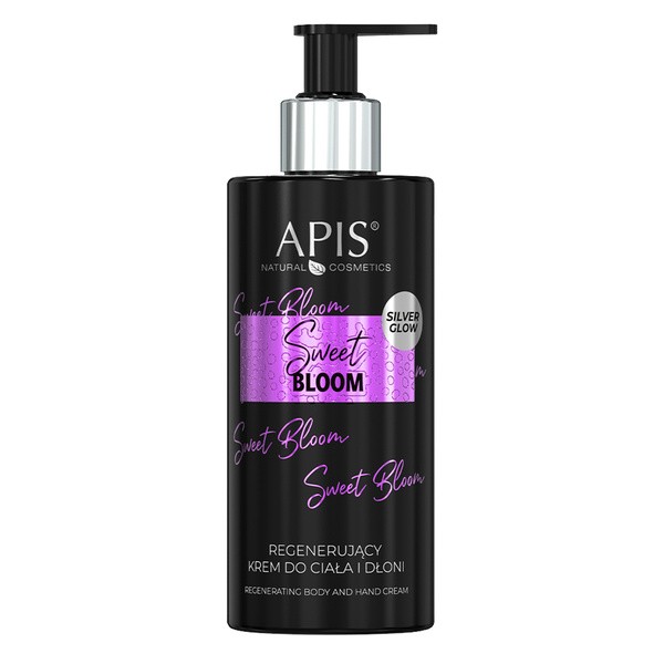 Apis Sweet Bloom, regenerujący krem do ciała i dłoni, 300 ml