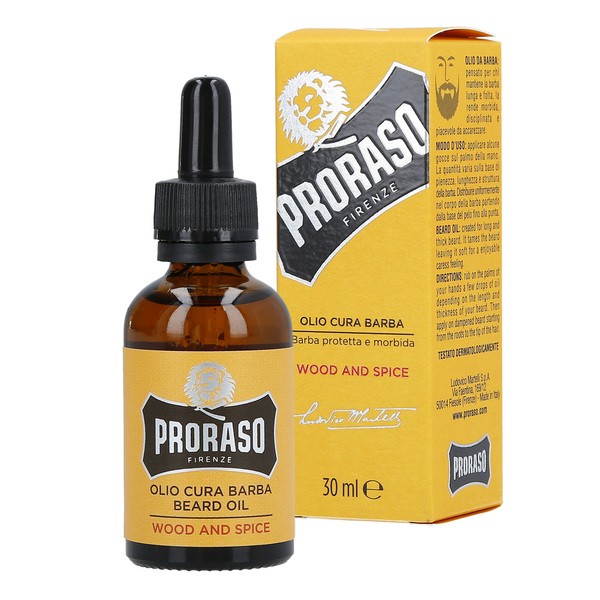 Proraso Wood&Spice, olejek do brody, 30 ml