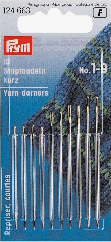 Korte stoppenåle nr. 1-9 10 stk./pakke stål