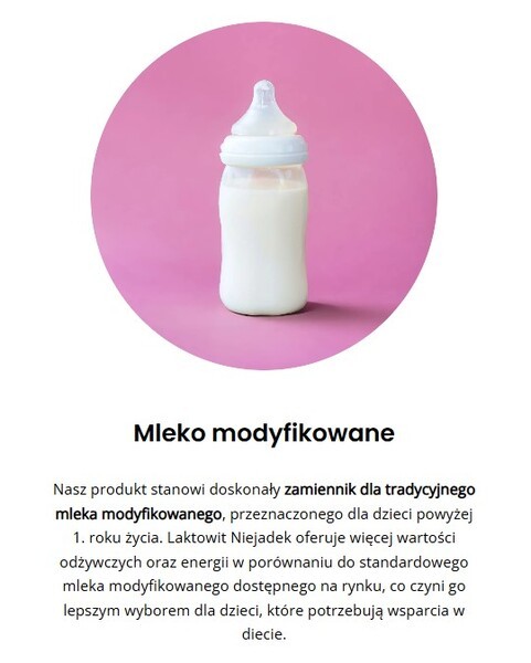 Laktowit Niejadek, produkt na bazie mleka dla dzieci powyżej 1. roku życia, 400 g