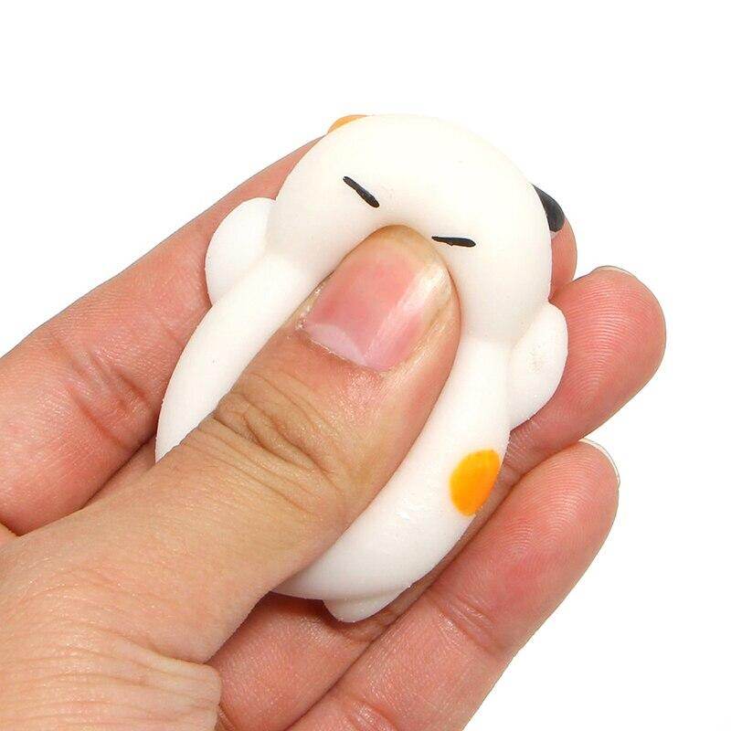 Mini Squishy a forma di gattino – Pallina antistress morbida e appiccicosa (Mochi) – Giocattolo per scaricare la tensione – Idea regalo divertente