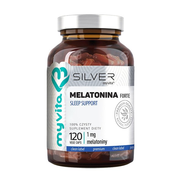 MyVita Silver Melatonina Forte, kapsułki, 120 szt.
