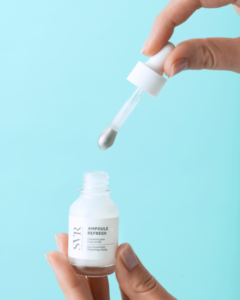 SVR Ampoule Refresh, skoncentrowane serum pod oczy na dzień o działaniu wygładzającym i wzmacniającym, 15 ml