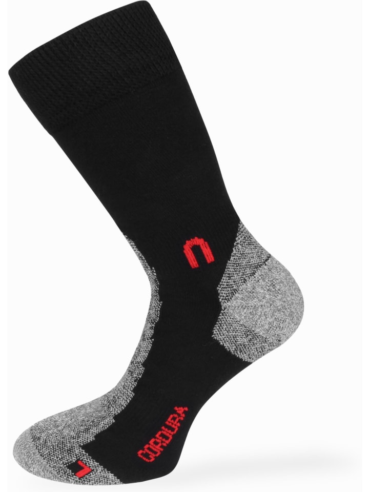 normani 2 Paar Cordura-Sport-Funktionssocken in Schwarz/Grau günstig kaufen 35-38