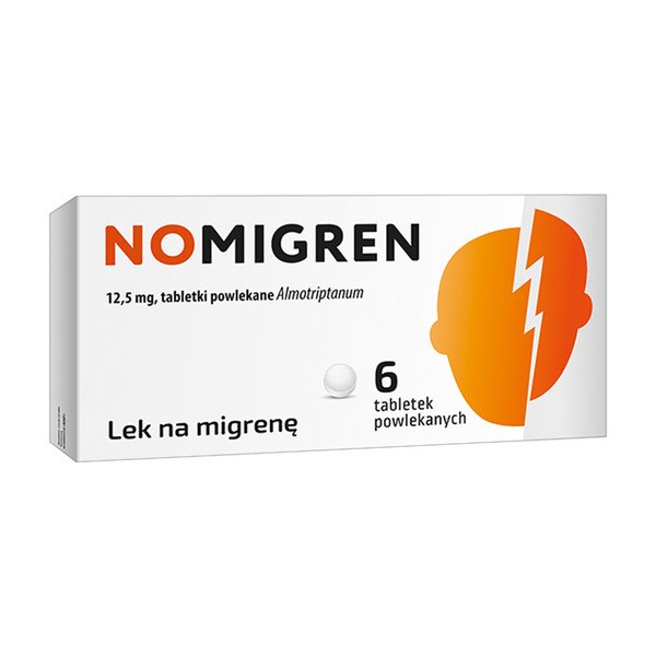 Nomigren, 12,5 mg, tabletki powlekane, 6 szt.