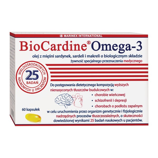 BioCardine Omega-3, kapsułki, 60 szt.
