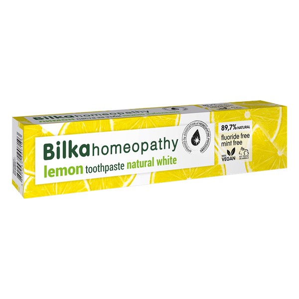 Bilka Homeopathy, pasta do zębów, Lemon, bez fluoru, 75 ml