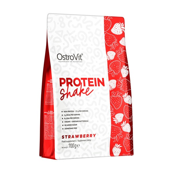 OstroVit Protein Shake, proszek, smak strawberry, 700 g